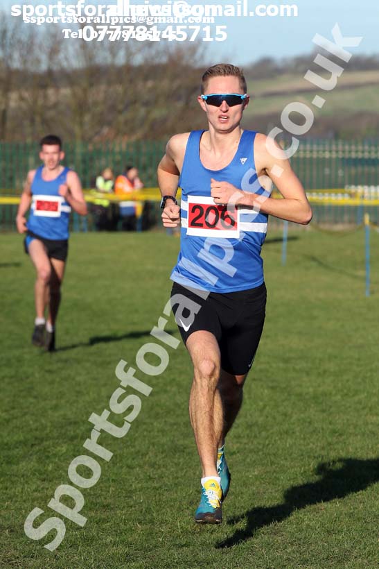 Senior mens 2020 Birtley Cross Country Relay, County Durham.  Photo: David T. Hewitson/Sports for All Pics